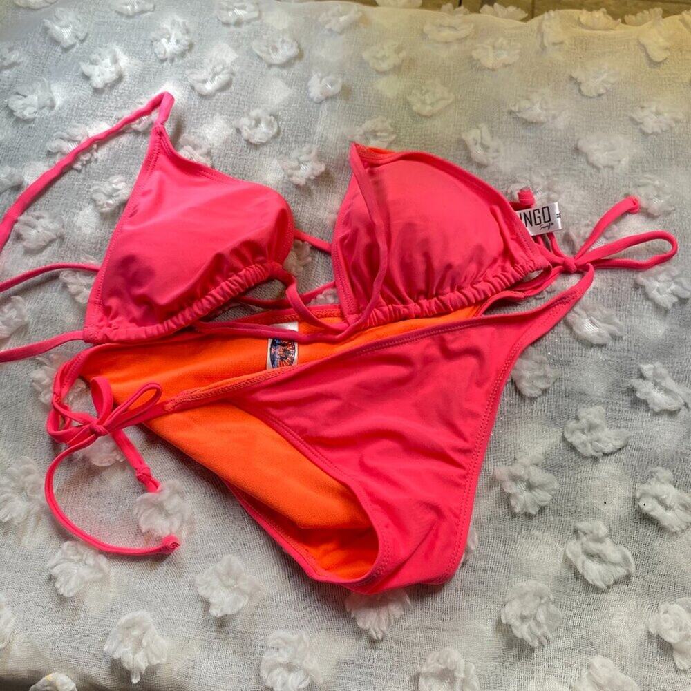 Bingo Surf Skull Print Bikini  m